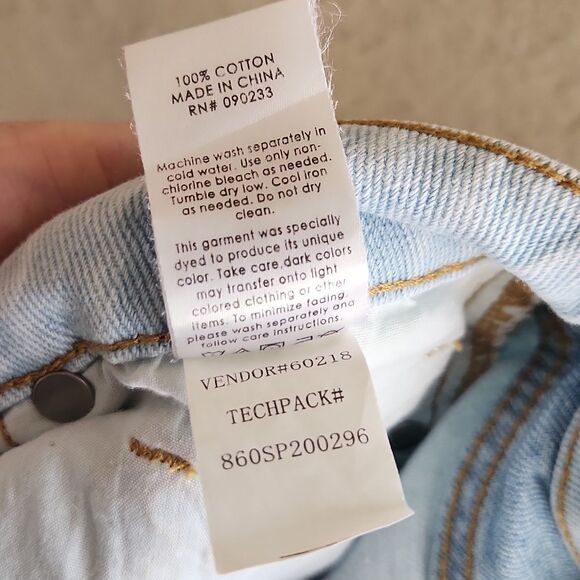 PacSun Eco Hopper Patch Mom Jeans Size 27 - Picture 8 of 8